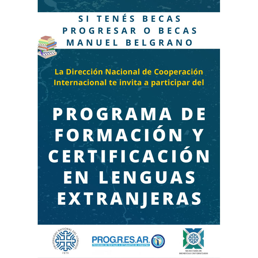 Programa de Formación y Certificación en Lenguas Extranjeras